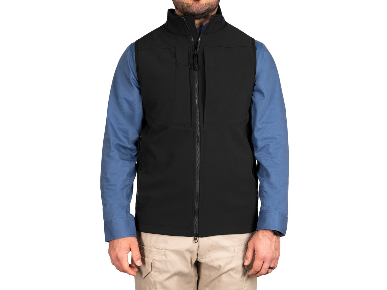 First Tactical Softshell Vest - Men's Regular Black Extra Large