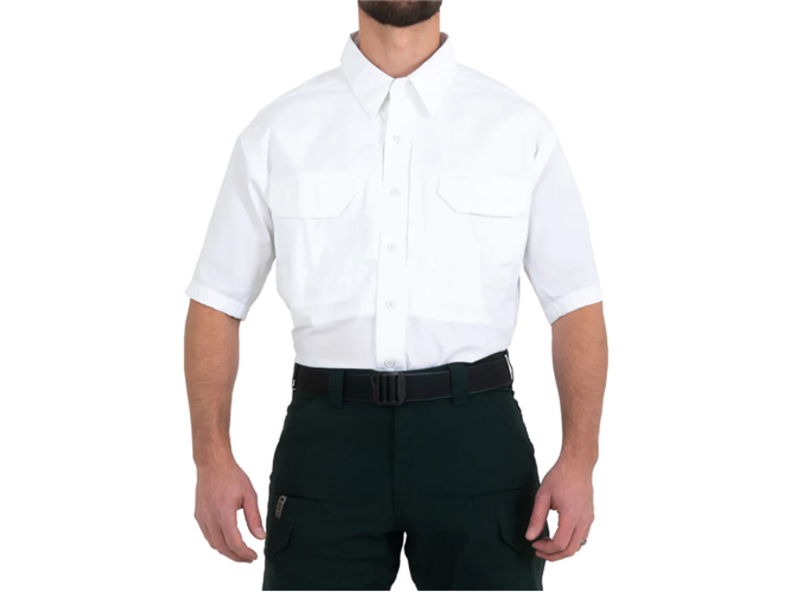 First Tactical V2 Tactical Short Sleeve Shirt - Mens White Large R