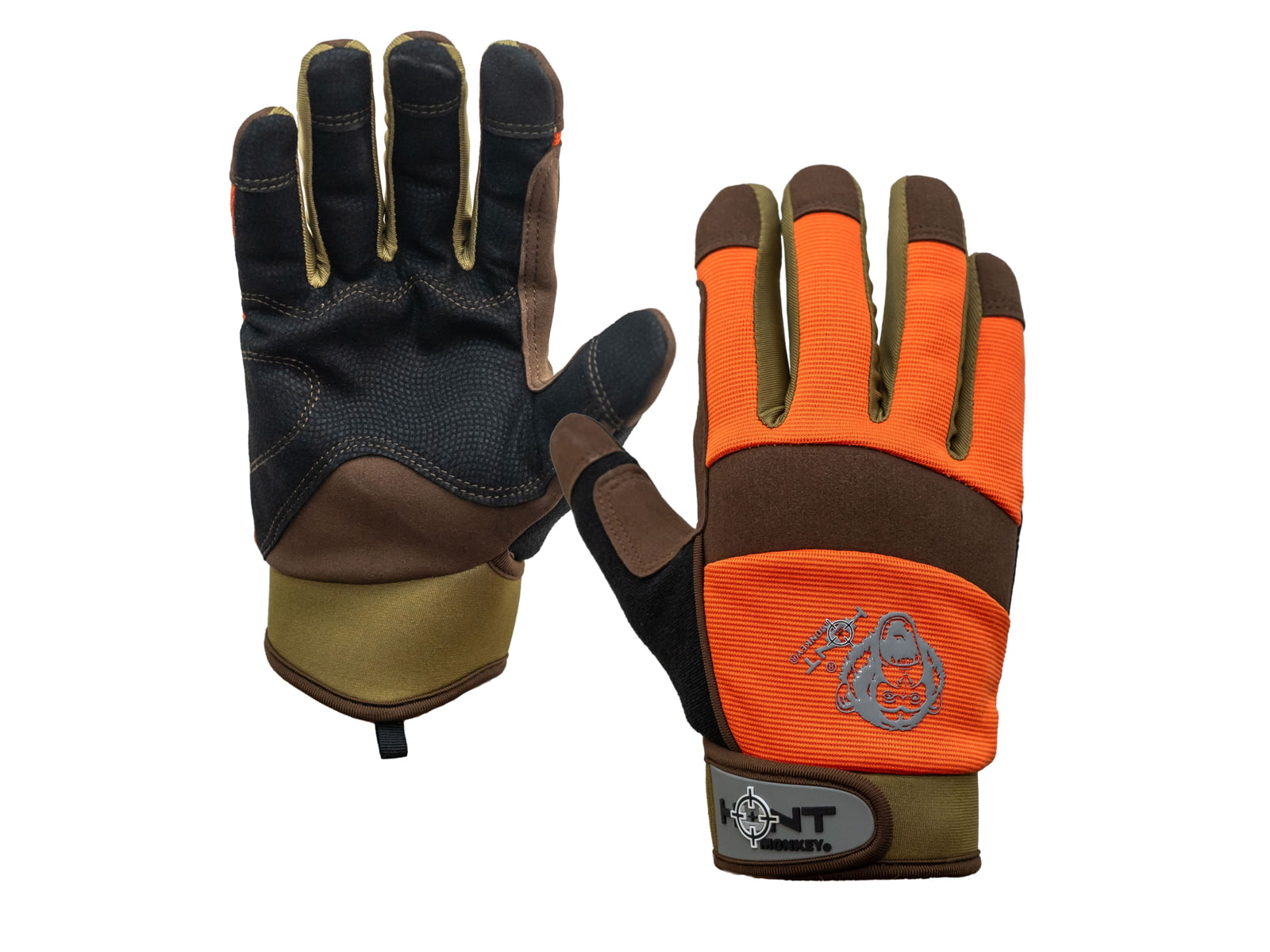 Fish Monkey Mule Work Glove Orange M