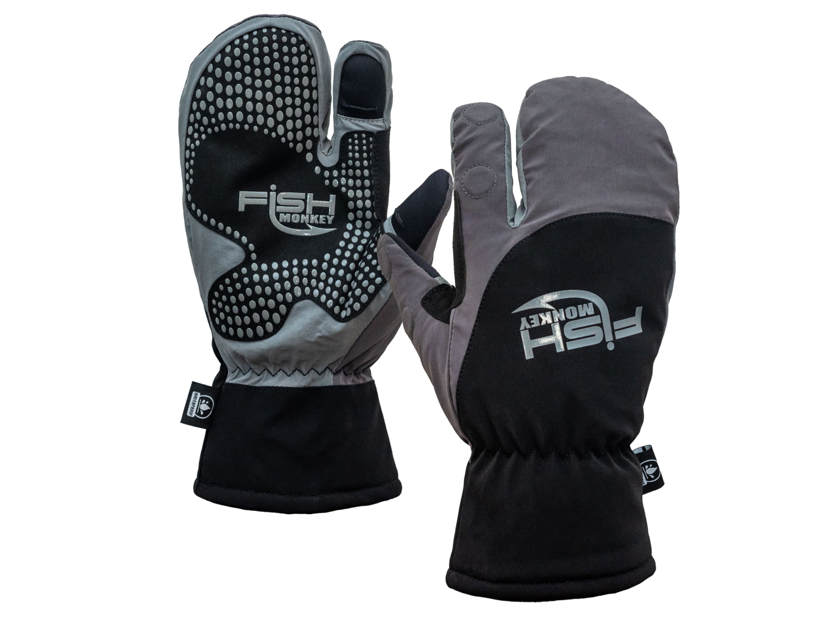 Fish Monkey Stealth Dry-Tec Heavyweight Mitten Grey XL FM39-GRY-XL
