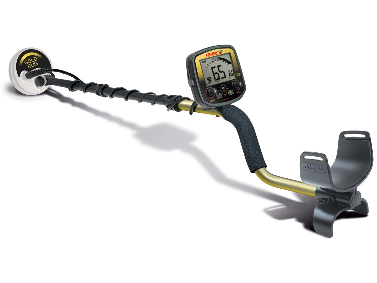 Fisher Gold Bug Metal Detector w/5in DD Search Coil Black Standard GOLDBUG