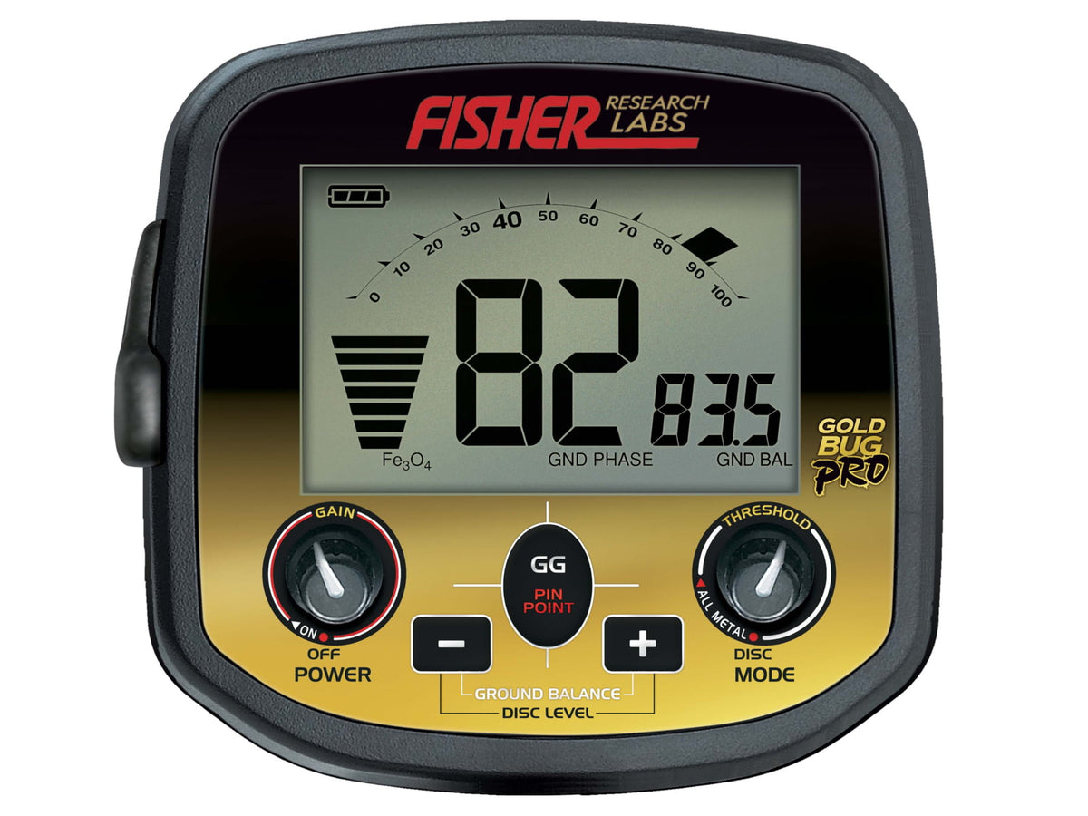 Fisher Gold Bug Pro Metal Detector Black Standard GOLDBUG-PRO