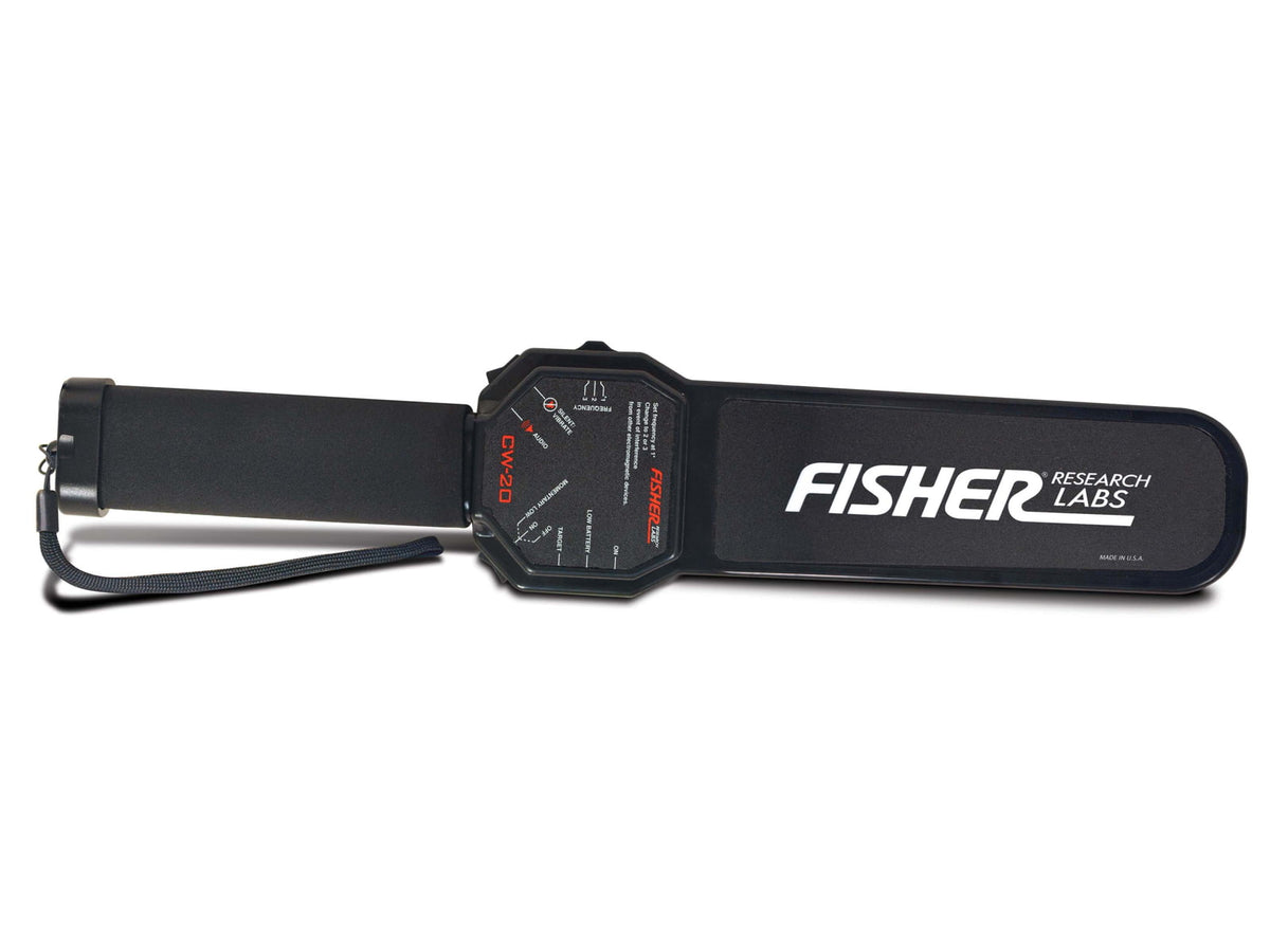 Fisher Security CW-20 Hand-Held Concealed Weapons Detector Black CW20