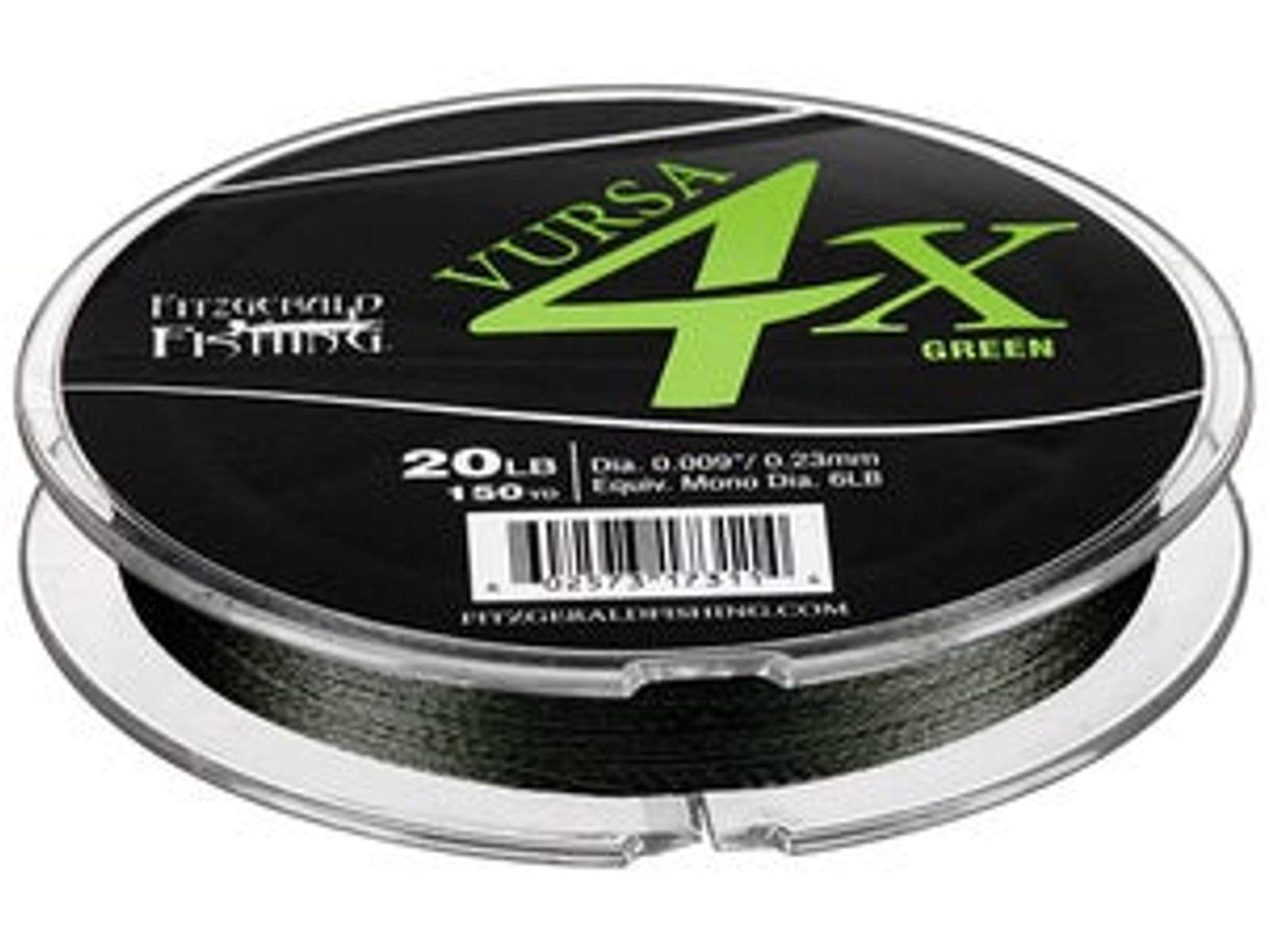 Fitzgerald Fishing Vursa Braid 4X Line 30lb Yellow 300yds