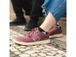 USED Five Ten Sleuth DLX Canvas Shoes - Women's Quiet Crimson/Ftwr White/Sandy Beige 7