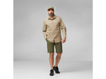 Fjallraven Abisko Trail Shirt Long Sleeve - Men's Fossil
