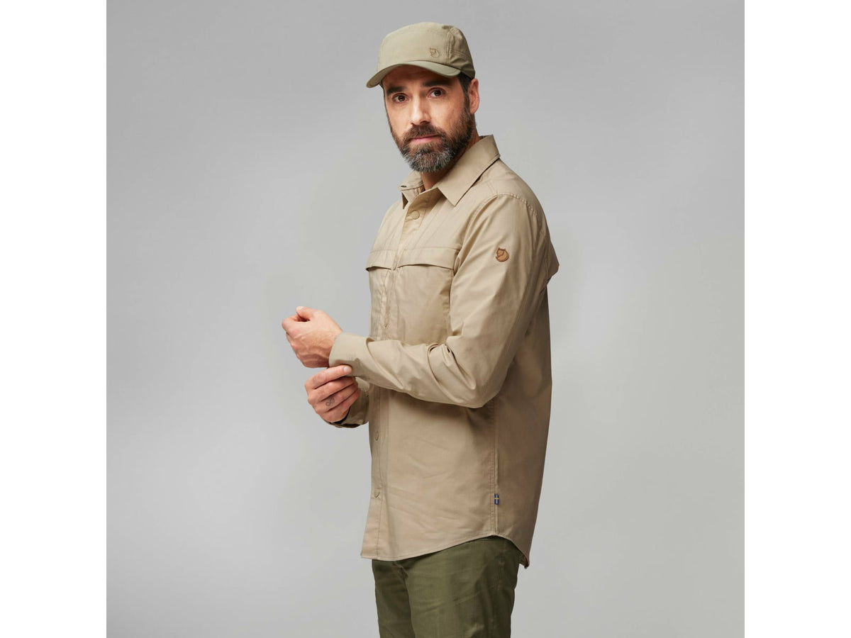 Fjallraven Abisko Trail Shirt Long Sleeve - Men's Fossil