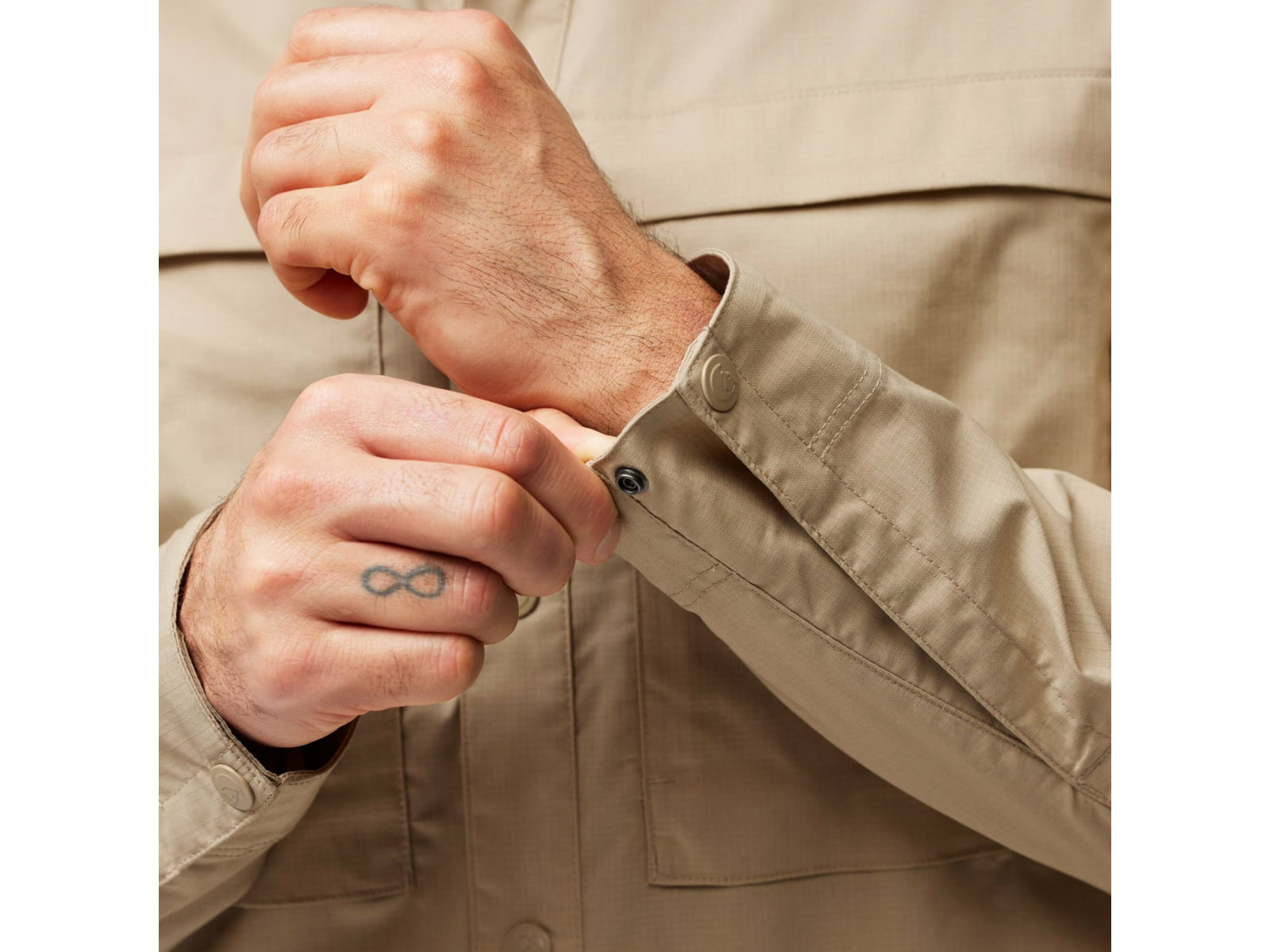 Fjallraven Abisko Trail Shirt Long Sleeve - Men's Fossil