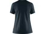 Fjallraven Abisko Wool Short Sleeve - Women's Dark Navy Extra Small