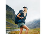 Fjallraven Abisko Wool Short Sleeve - Women's Dark Navy Extra Small