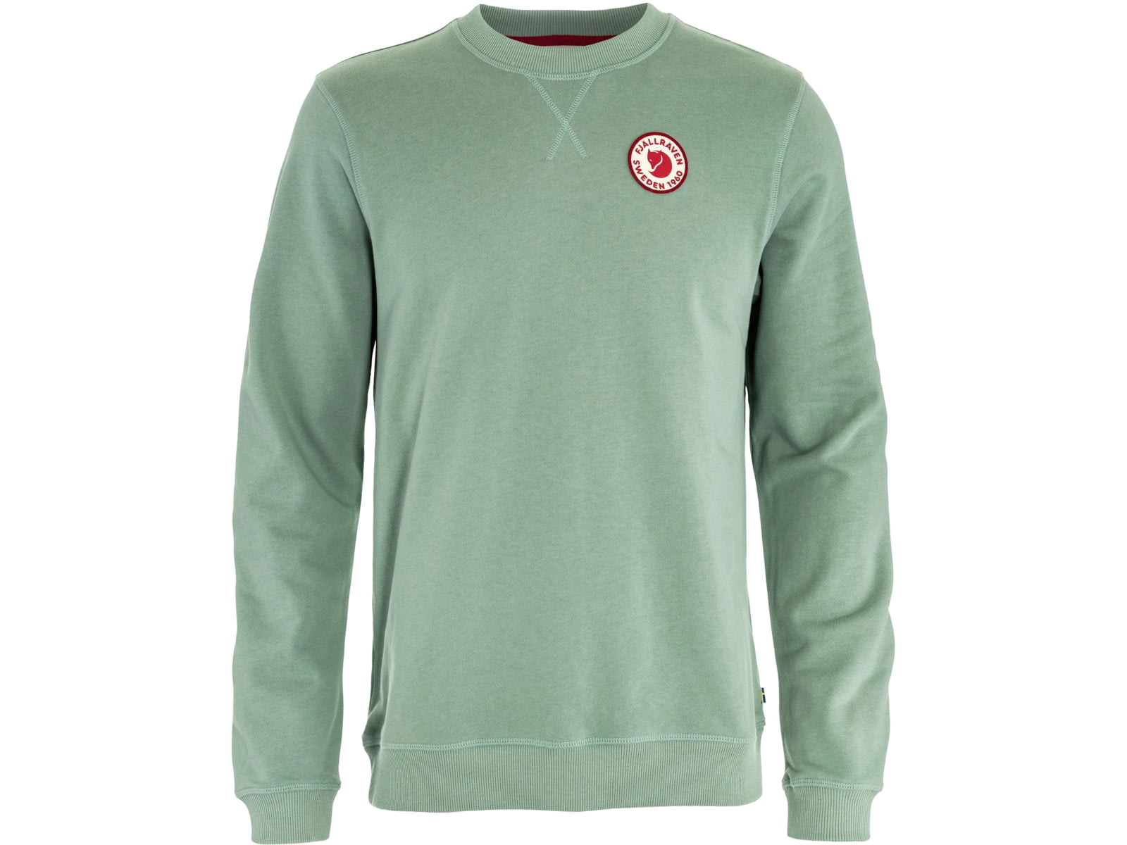 Fjallraven 1960 Logo Badge Sweater - Men's Misty Green