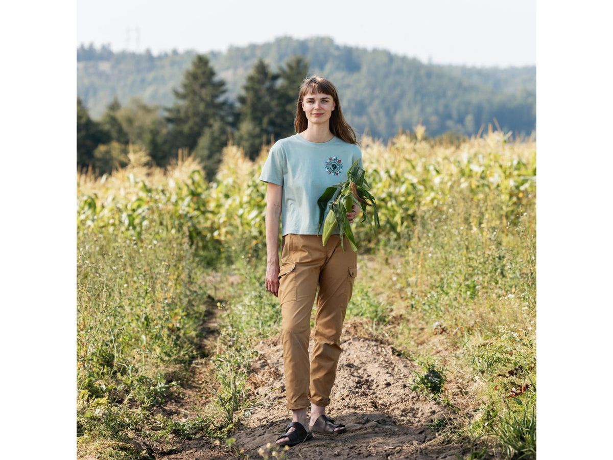 Fjallraven Fjallblomster Logo T-Shirt - Women's