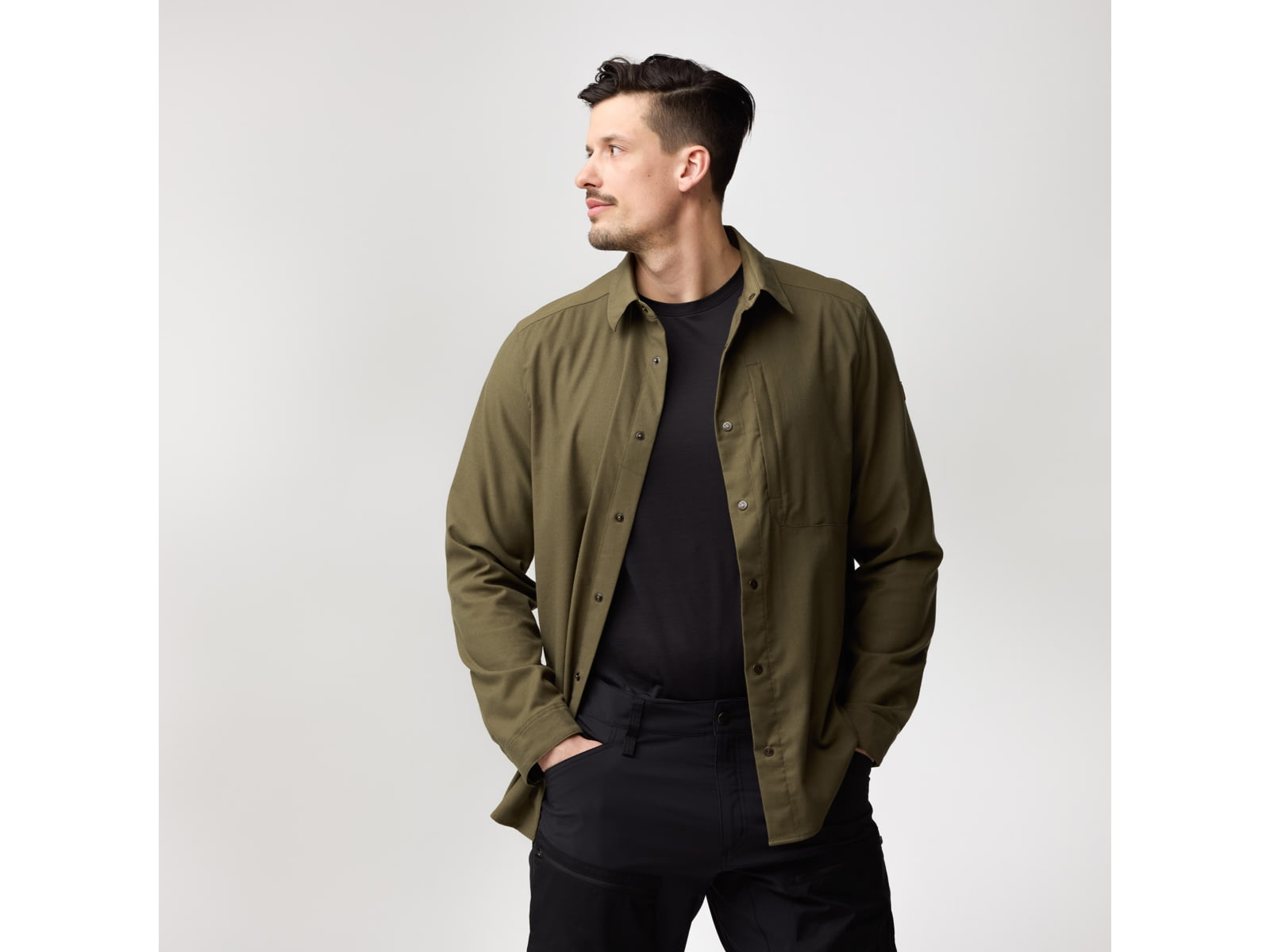 Fjallraven Keb Trekking Shirt LS - Men's Laurel Green-Laurel Green 2XL