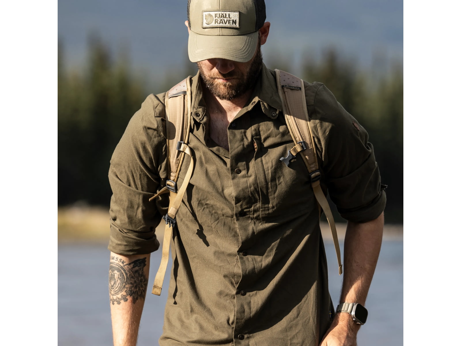 Fjallraven Keb Trekking Shirt LS - Men's Laurel Green-Laurel Green 2XL