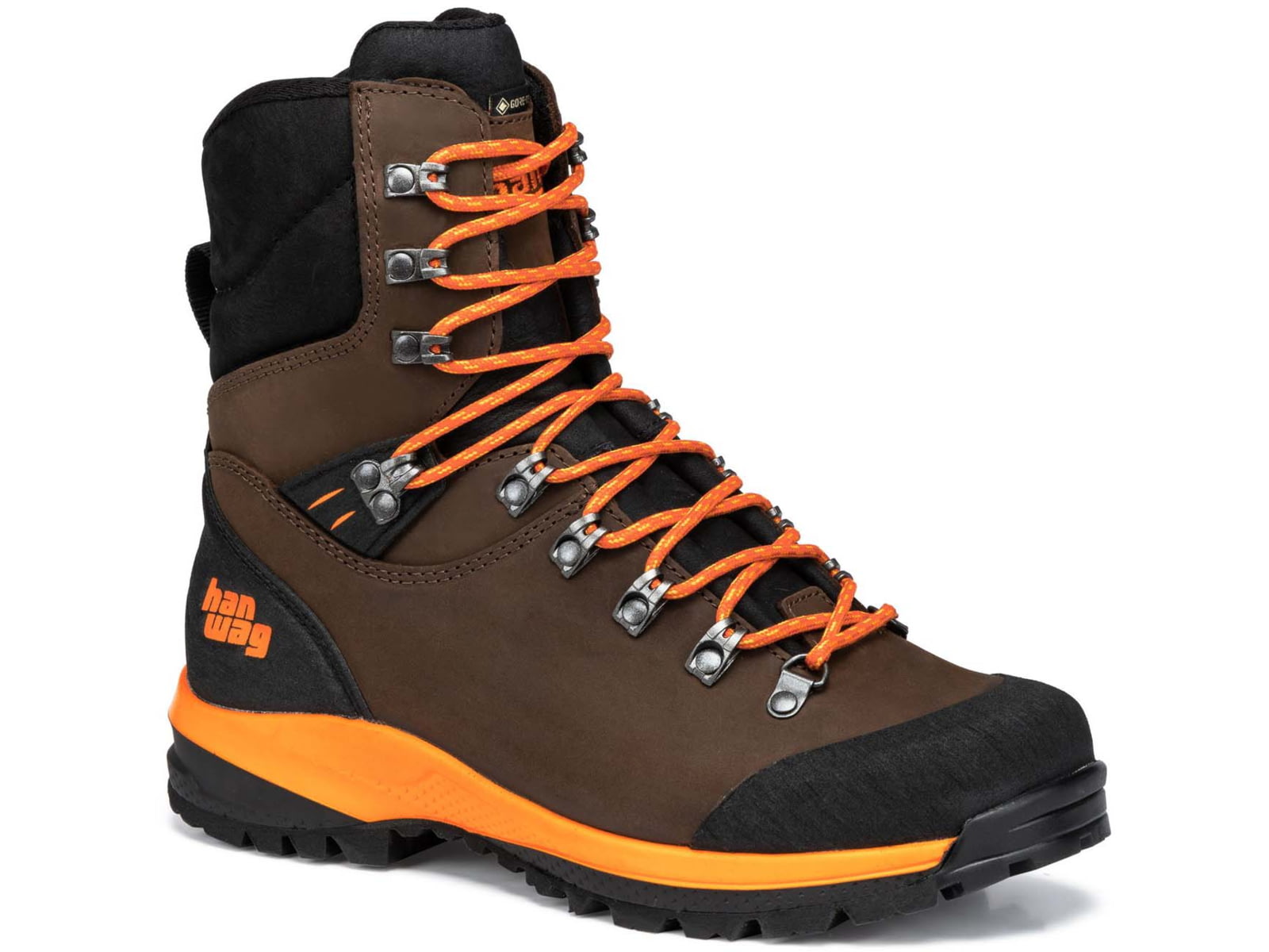 Fjallraven Kalixfors Mid SF Extra GTX Hiking Boots - Men's Brown/Orange