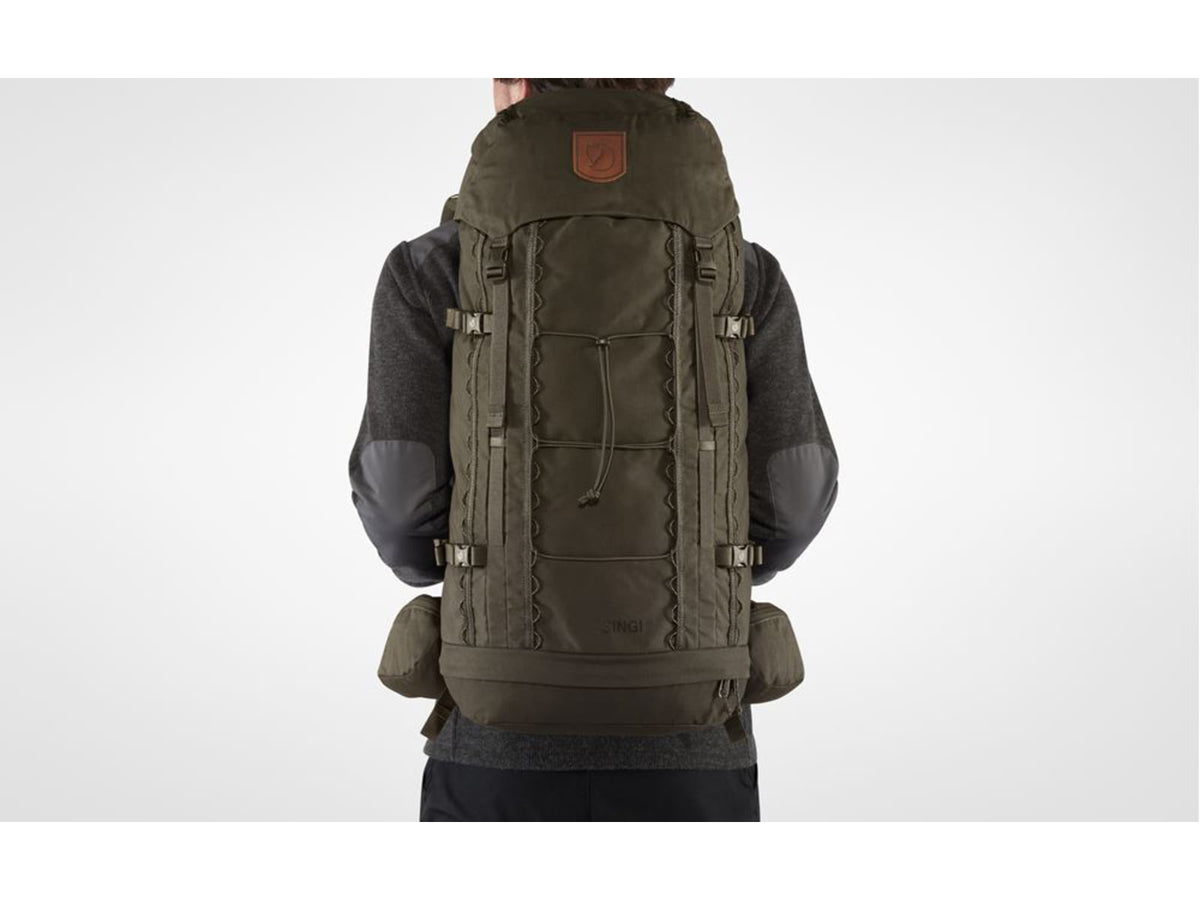 Fjallraven Singi 48 Backpack Dark Olive One Size F23321-633-One Size