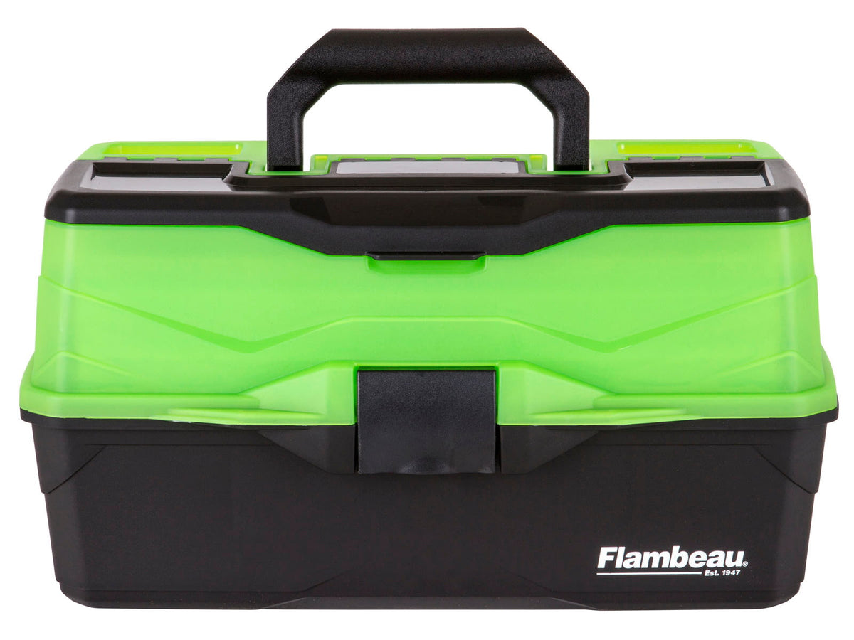 Flambeau 3 Tray Classic Tackle Box Frost Green/Black