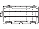Flambeau 3003 18 Compartments Tuff Tainer w/ Dividers and Zerust 3003