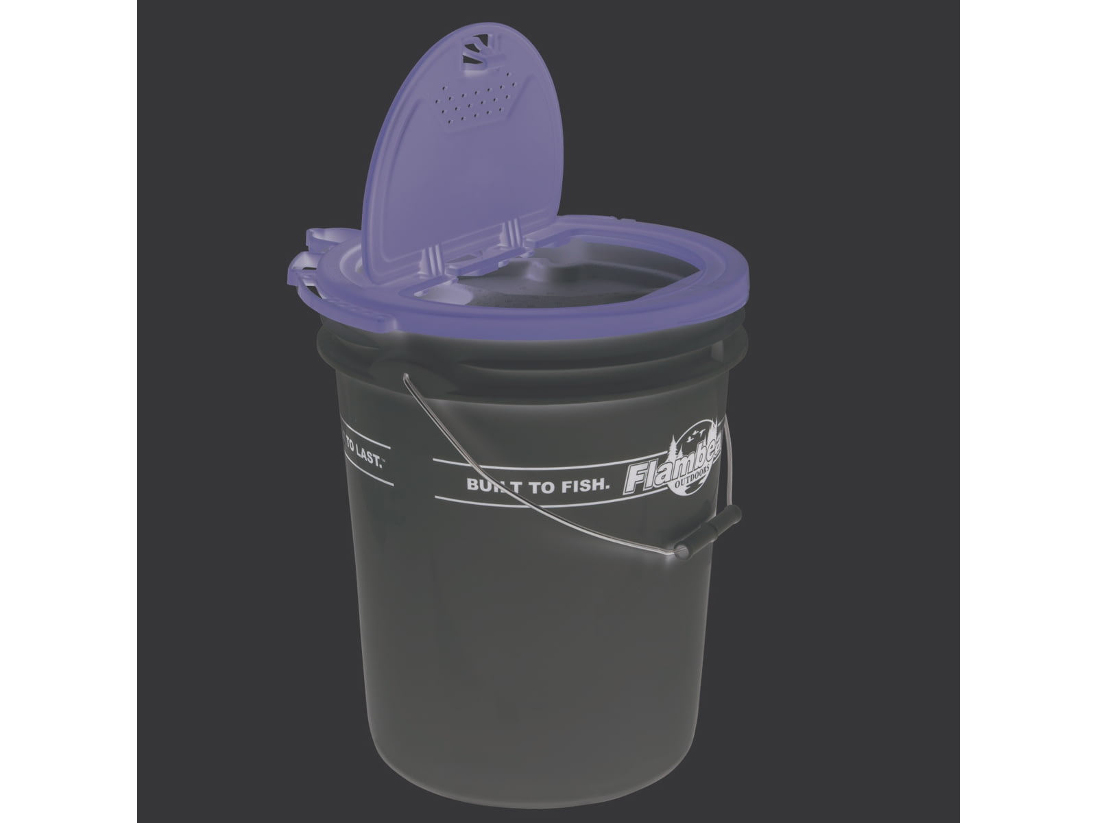 Flambeau 5 Gal. Insulated Bucket With Premium Bait Bucket Lid Combo 6064BC