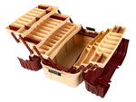 Flambeau 7-Tray Hip Roof Maroon/Cream 2059