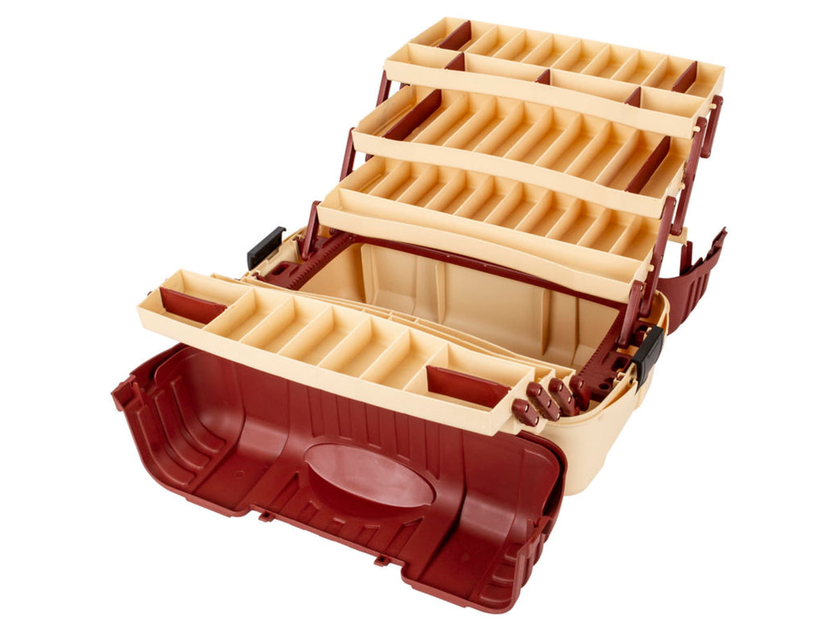 Flambeau 7-Tray Hip Roof Maroon/Cream 2059