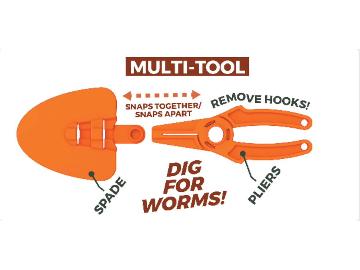 Flambeau Wild Bite Adventure Fishing Kit - Trout Orange 440WBT