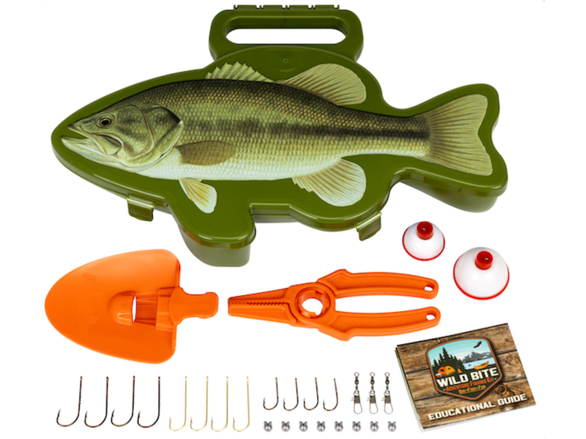 Flambeau Wild Bite Adventure Fishing Kit - Bass Green 440WBB