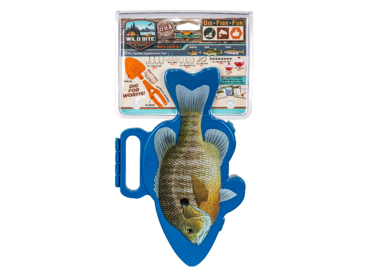 Flambeau Wild Bite Adventure Fishing Kit - Panfish Blue 440WBP