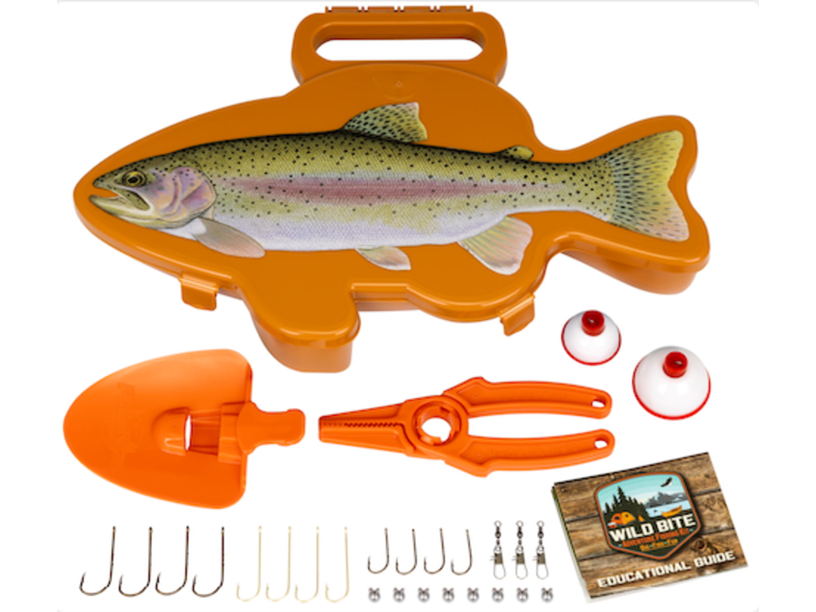 Flambeau Wild Bite Adventure Fishing Kit - Trout Orange 440WBT