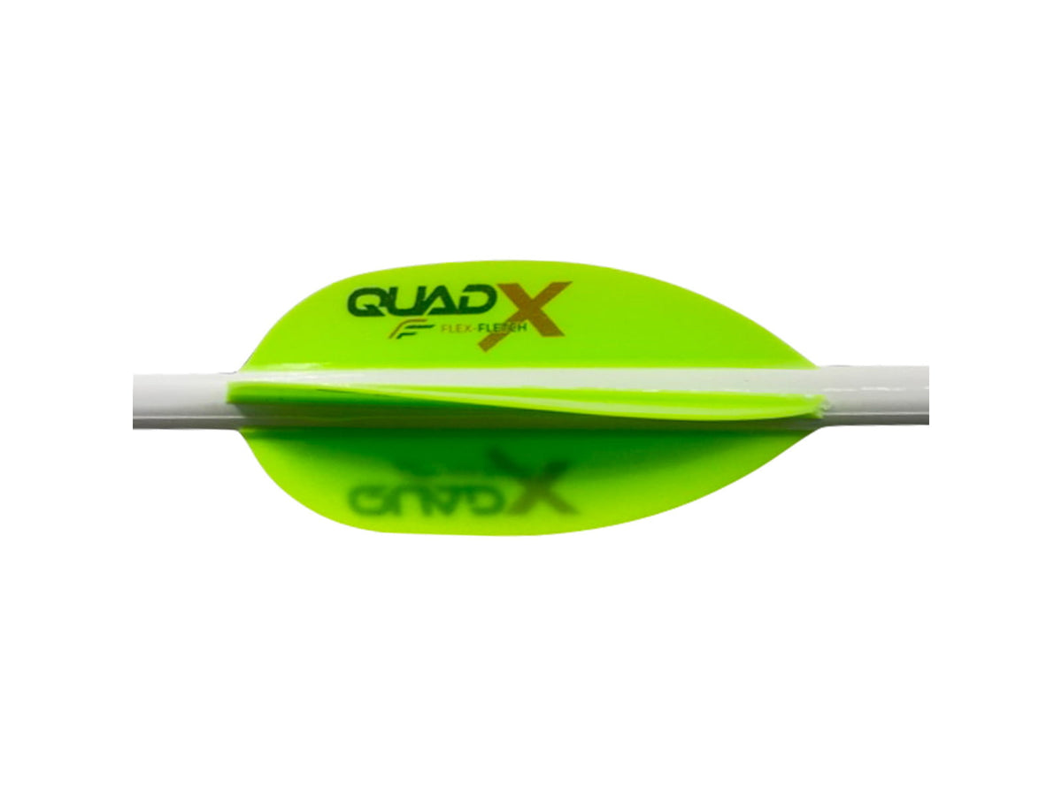 Flex Fletch Quad X Vanes Cosmic Green 50 pack 1006301