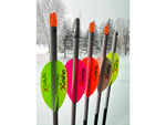Flex Fletch Quad X Vanes Flo Red 50 pack 1006303