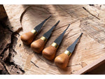 Flexcut Premium Micro-Palm Set Knob Cherry Wood Handles FRP804