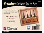 Flexcut Premium Micro-Palm Set Knob Cherry Wood Handles FRP804