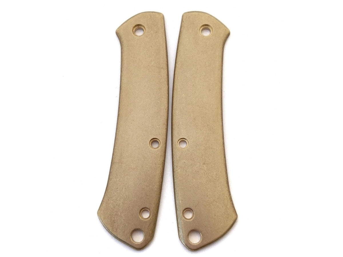 Flytanium Contoured Brass Scales for Benchmade Proper Stonewash FLY-0361