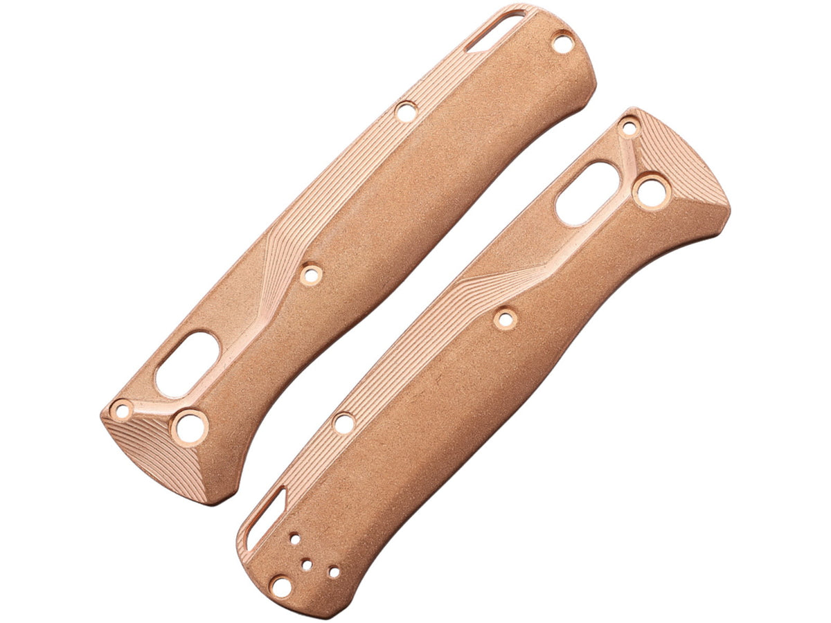 Flytanium Crossfade Bugout Scales Copper Fixed Blade Knife FLY797