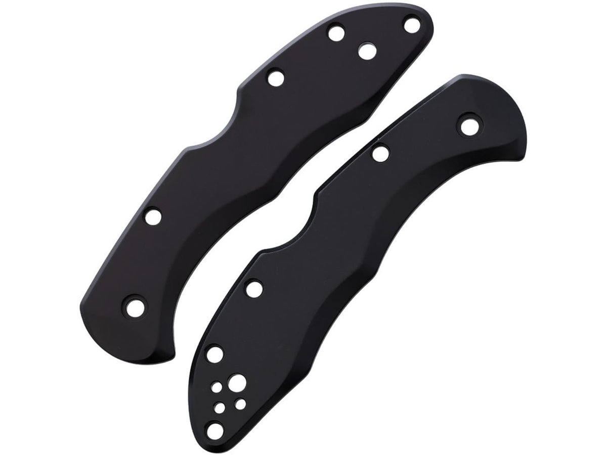 Flytanium Delica Scales Titanium DLC Fixed Blade Knife FLY589BK