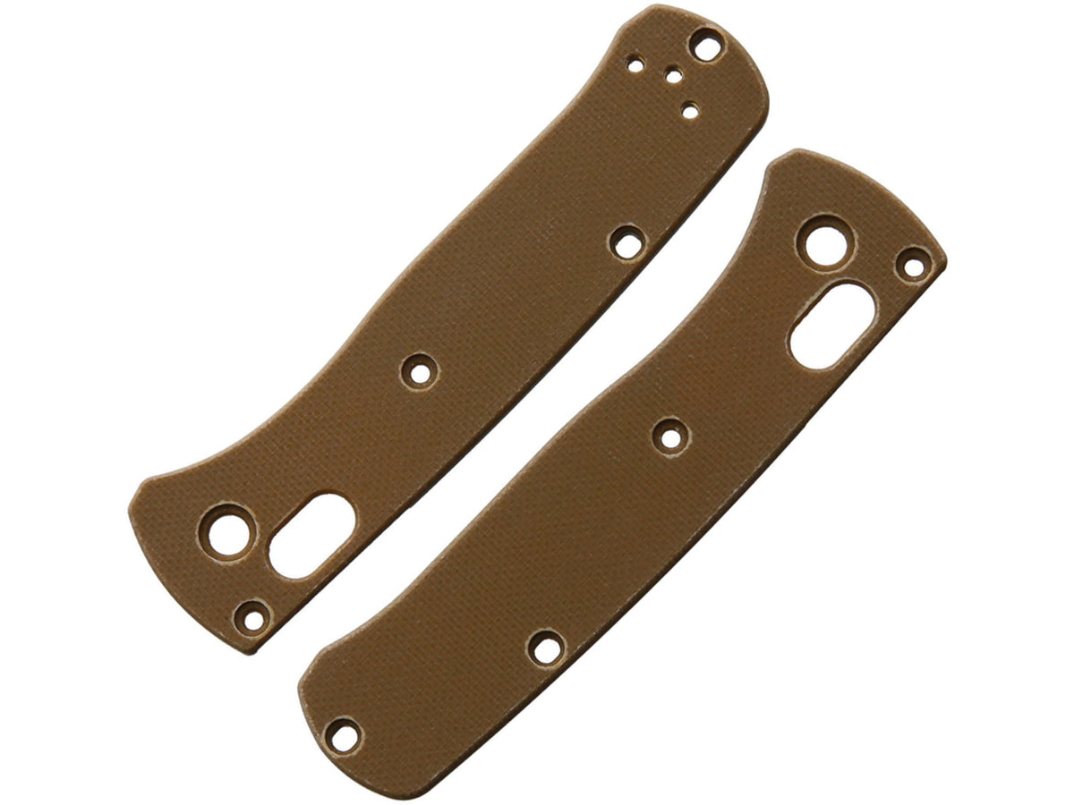 Flytanium Mini Bugout Handles Tan Fixed Blade Knife FLY687