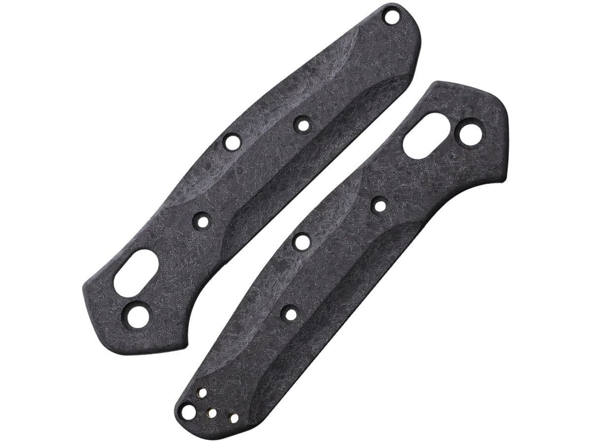Flytanium Mini Osborne Shredded CF Fixed Blade Knife FLY873