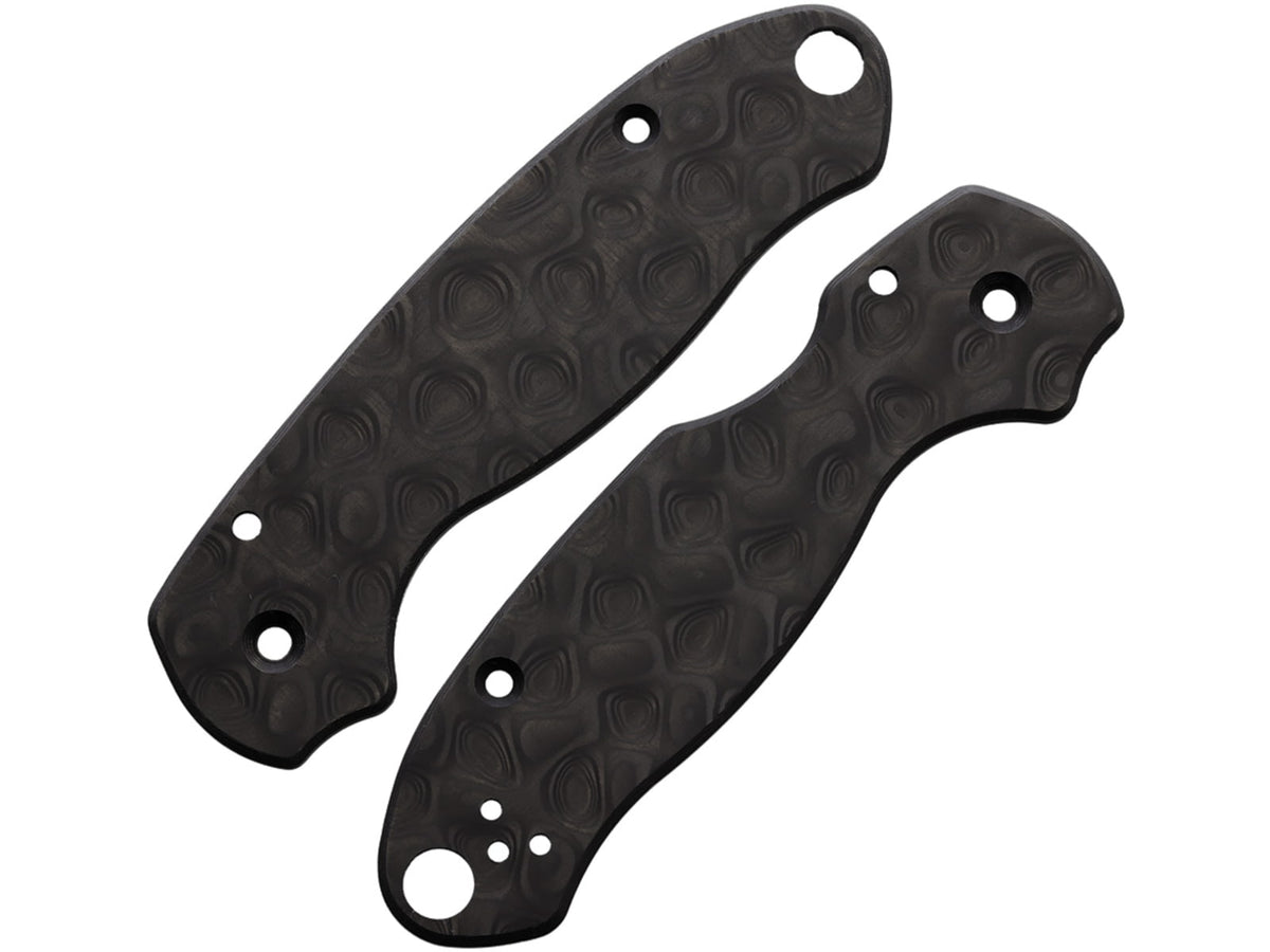 Flytanium Para3 Raindrop CF Scales Fixed Blade Knife FLY967