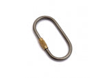 Flytanium Titanium Oval Keyring w/ Screw Closure FLY-379