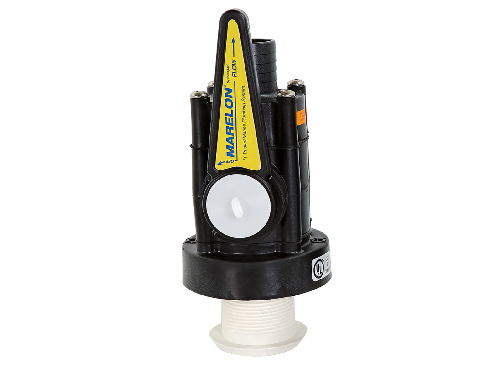 Forespar Performance Products Full-Flow Seacock & 1" Mushroom Through-Hull Marelon 904044ABYC