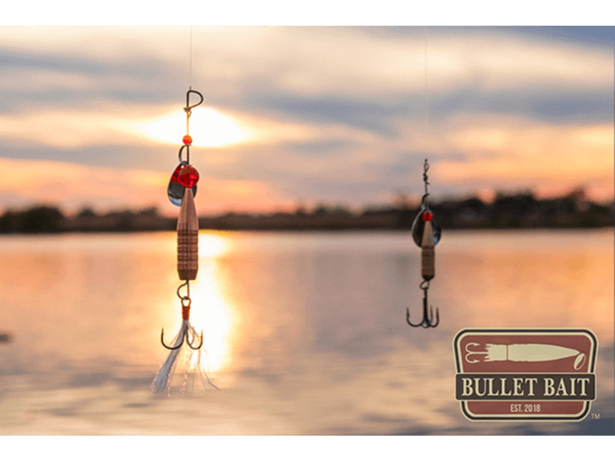 Fort Scott Munitions Bullet Bait Inline Spinner CNC Bullet Bait