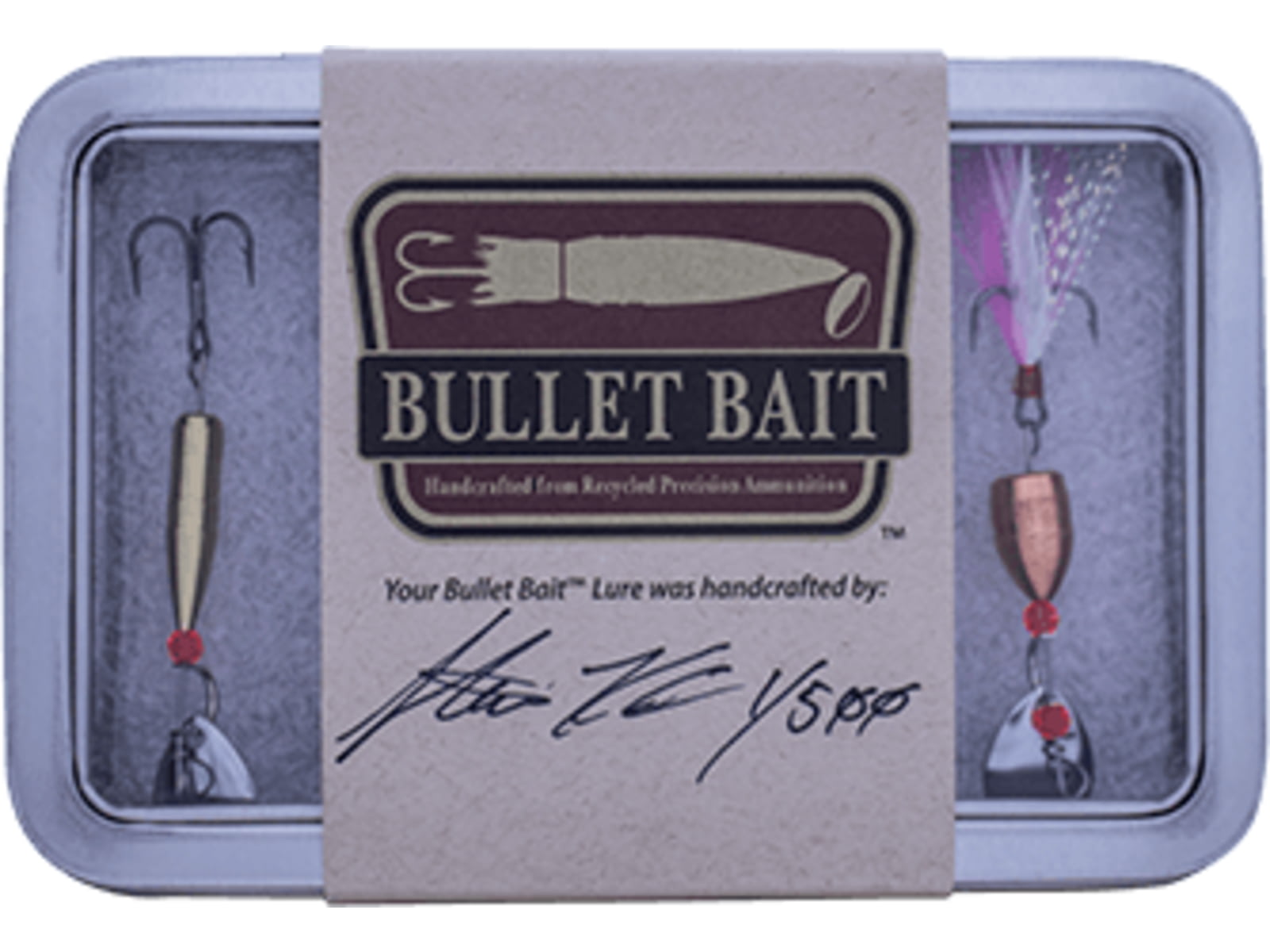 Fort Scott Munitions Bullet Bait Inline Spinner CNC Bullet Bait