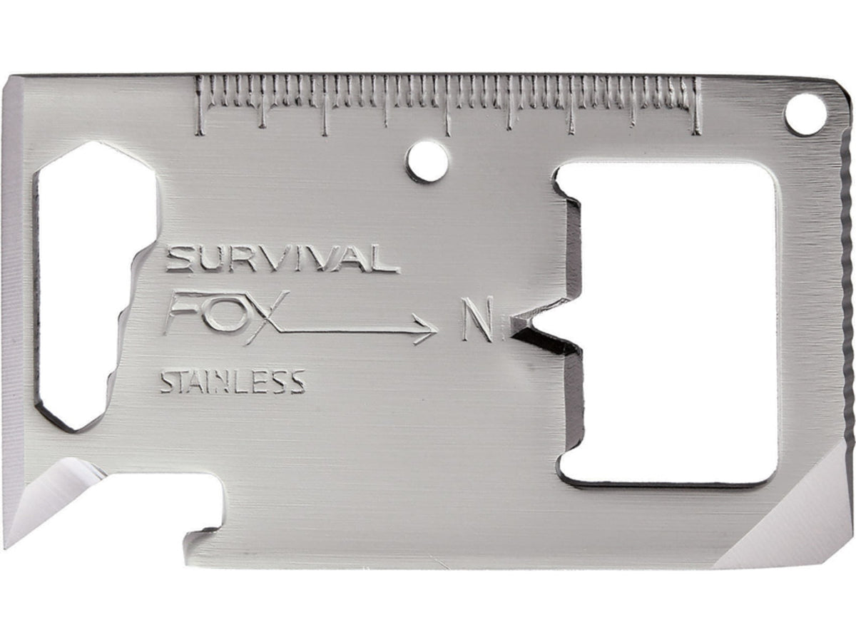 Fox Piastrina Survival Card 2.75" x 1.63" x 0.13" 09FX021