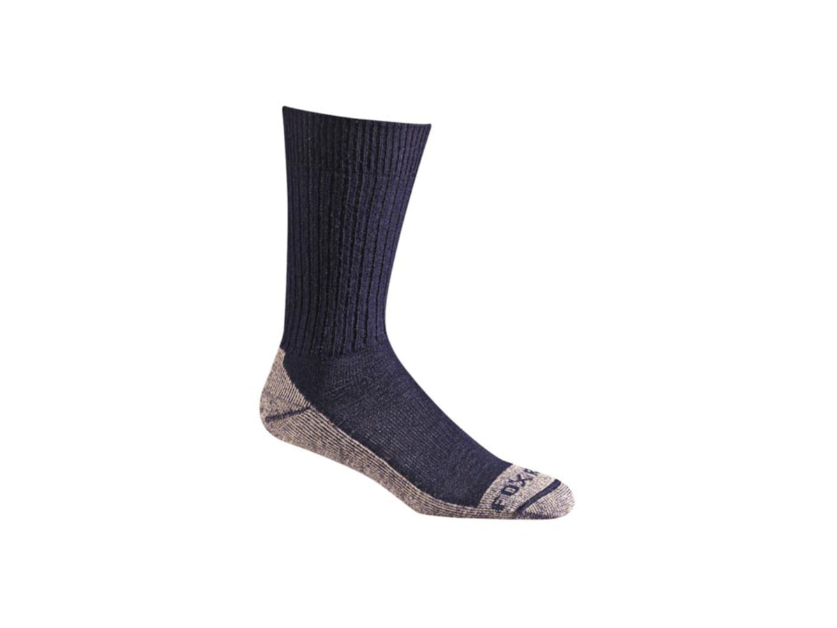 Fox River Bilbao Medium Weight Crew Hiking Sock - Men's Grey Small 2012-07015SM