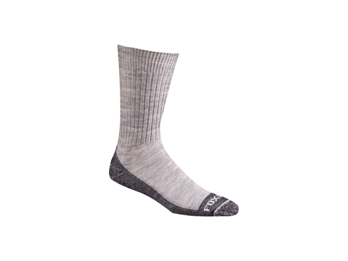 Fox River Bilbao Medium Weight Crew Hiking Sock - Men's Grey Small 2012-07015SM
