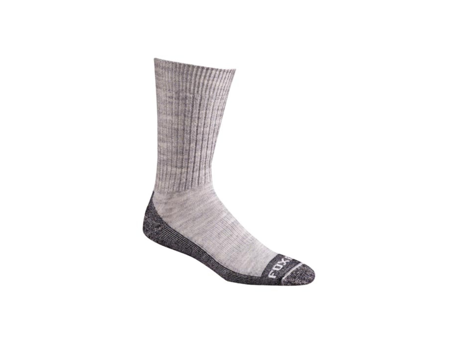 Fox River Bilbao Medium Weight Crew Hiking Sock - Men's Grey Small 2012-07015SM
