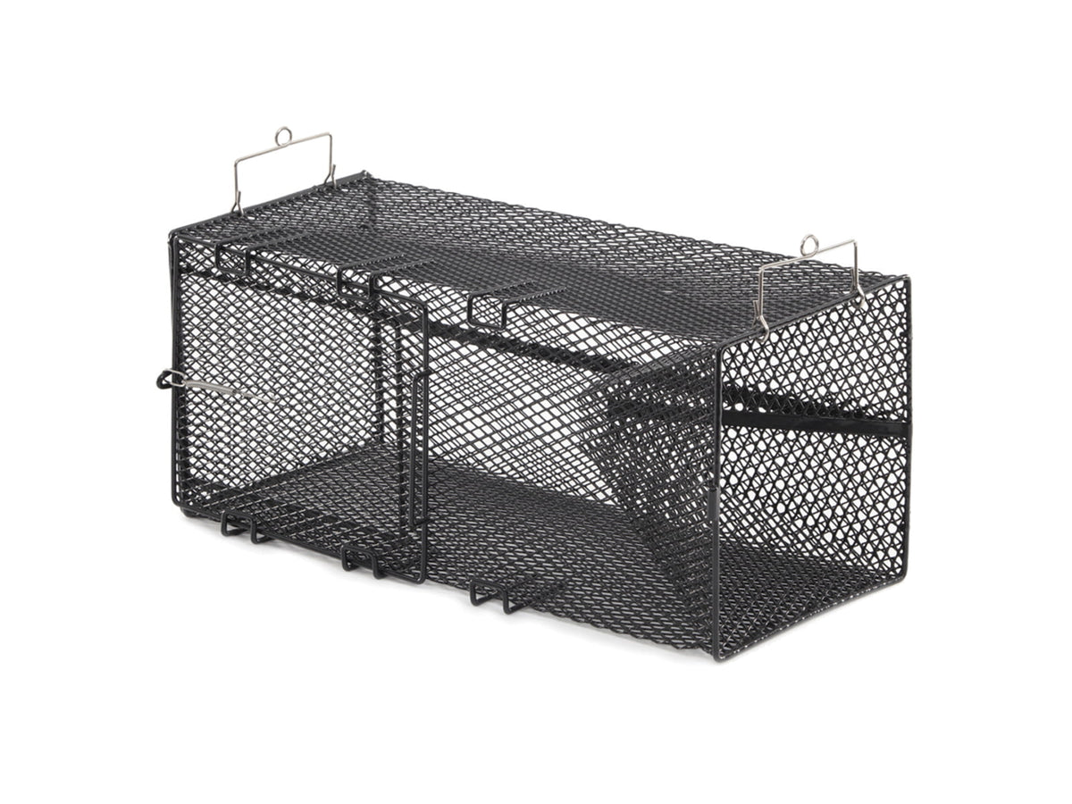 Frabill Black Pinfish Rectangular Trap - 18in x 12in x 8in Black PMC1264