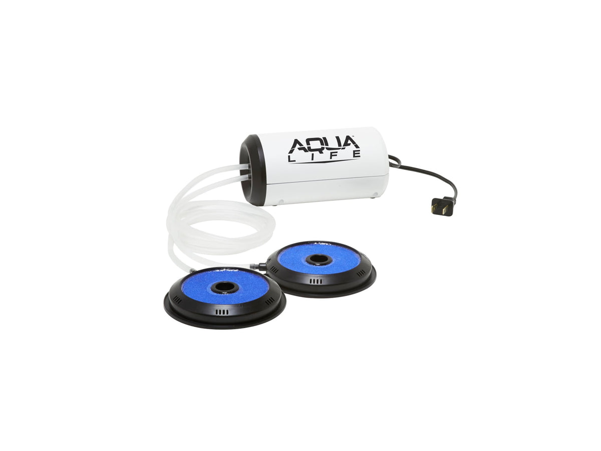 Frabill Dual Output 110V High Capacity Aerator White 100 Gallon PMC14212