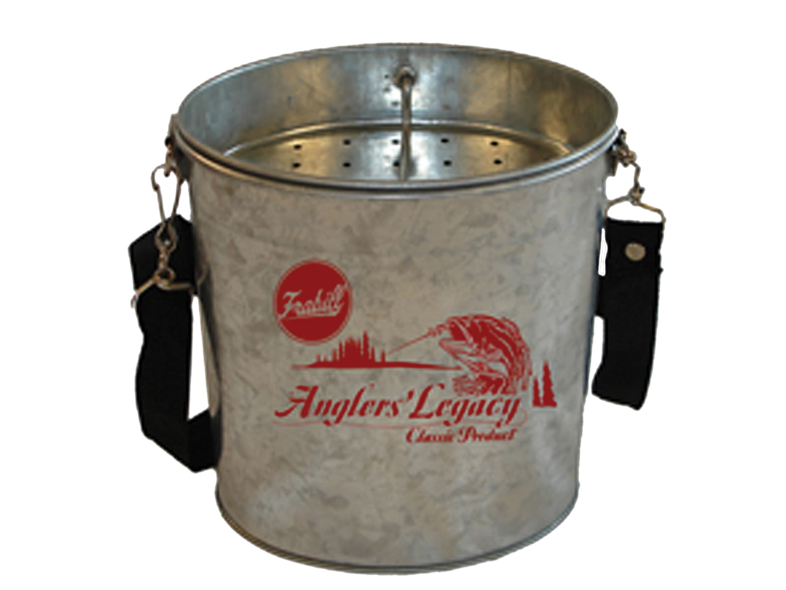 Frabill Galvanized Wade Bucket Silver 2 Quarts PMC1062